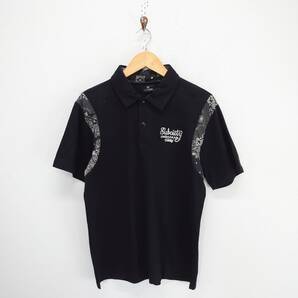 Subciety サブサエティ 半袖 ポロシャツ バックプリント メンズ コットン M 10112651
