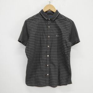 FRED PERRY Fred Perry F4253 short sleeves shirt border switch M 10111817