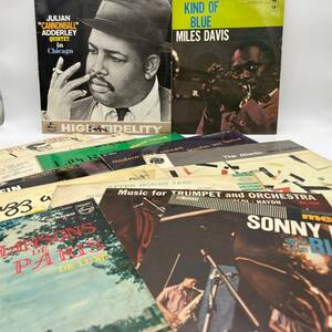 EY-0527-3 JAZZ ジャズ ◆ レコード ◆ LP 14枚 MILES DAVIS JULIAN SONNY ROLLINS 未検品 現状品 ジャンク 100サイズ