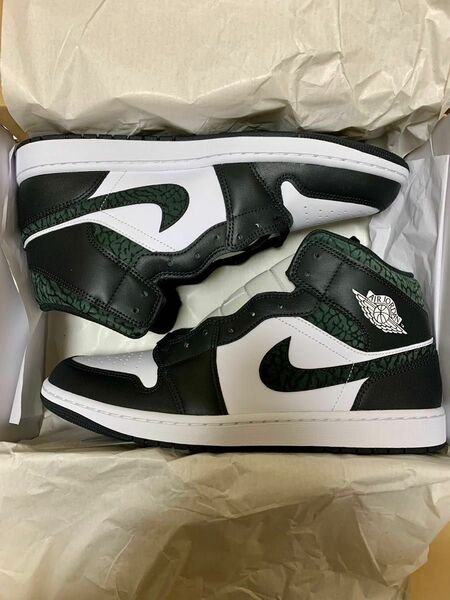 Nike Air Jordan 1 Mid "Panda Elephant"30.5新品未使用