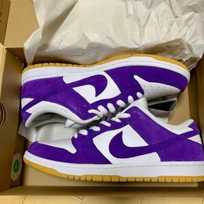 Nike SB Dunk Low Pro ISO Orange Label "Court Purple Gum"29.0新品未使用