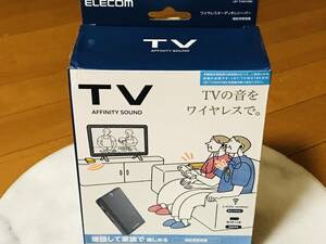 ★良品★エレコム テレビ用オーディオ受信機 ワイヤレス 2.4GHz 増設用 AFFINITY SOUND TVW01R ブラック LBT-TVW01RBK★即決★