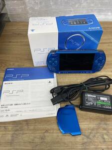 送料無料S85236 PlayStation portable ゲーム機 本体 SONY PSP-3000 PSP ブルー