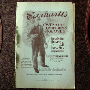 【雑誌広告】1910年 CARHARTT カーハート ワークウェア (ビンテージ カバーオール オーバーオール チェンジボタン Stifel 