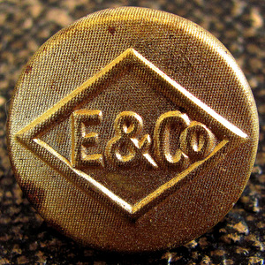 【チェンジボタン】E&CO 1920年代 ビンテージ カバーオール用 古着 (ワークウェア レア