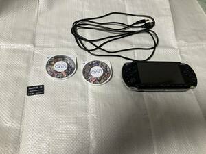 SONY PSP-2000 ピアノ・ブラック 動作・UMD読み込み確認済み バッテリーなし