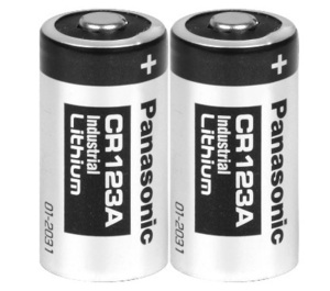 Panasonic CR123A リチウム電池 1550mAh　[並行輸入品]　２本