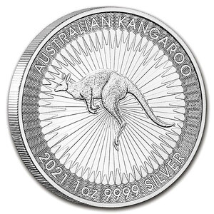 カンガルー銀貨 1オンス 2021年製 207-06-2021