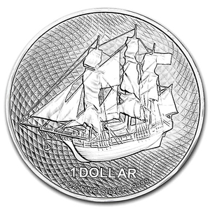  Cook Islay ndo silver coin 1 ounce 2021 year made 265-06-2021