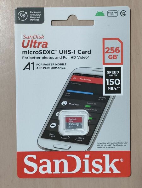 SanDisk microSDXCカード 256GB 正規品 新品 納品書付き SDSQUAC-256G-GN6MN サンディスク
