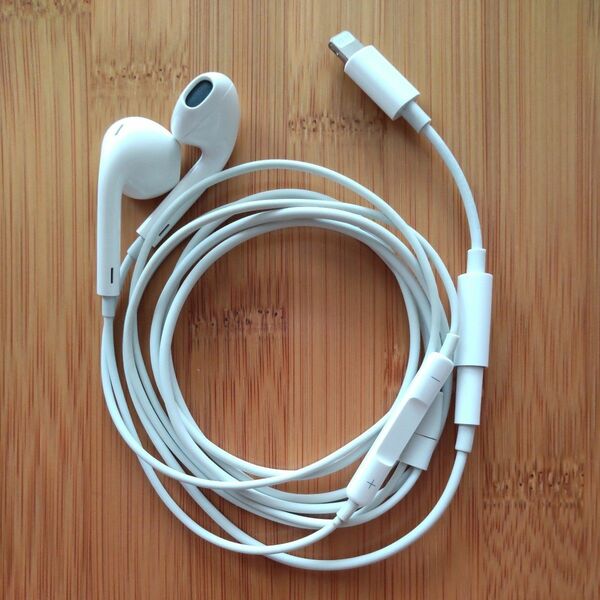 Apple純正 EarPods + Lightning - 3.5 mmヘッドフォンジャックアダプタ