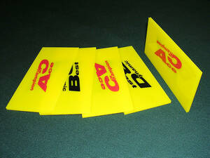 # ski for scraper #3mm yellow color 5 sheets 