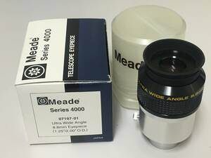  Meade Series 4000 Ultra Wide Angle 8.8mm MULTI-COATED アイピース 84° 2インチ 31.7mm 日本製 ミード シリーズ4000 UWA 