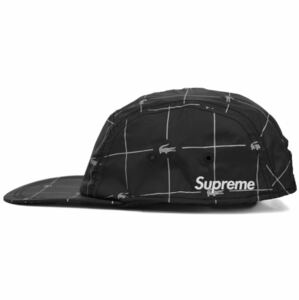 ☆希少☆超激レア☆SUPREME LACOSTE シュプリーム ラコステ REFLECTIVE GRID NYLON CAMP CAP キャップ