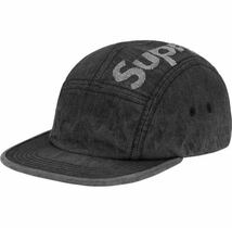 ☆希少☆Top Logo Denim Camp Cap Box ボックス ジャガード トップロゴ デニム シュプリーム 入手困難 Supreme_画像1