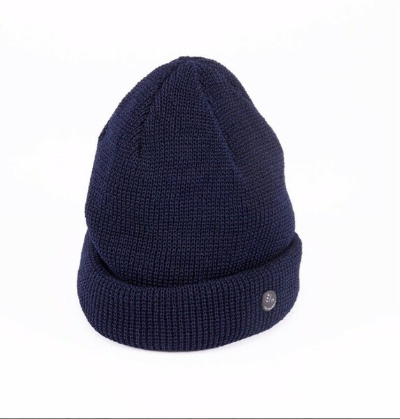 CPH CUFF KNIT CAP / STRAW YARN 87-81 NAVY ニットキャップ ニット帽 夏用