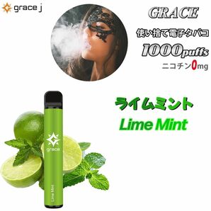 シーシャ 電子タバコ 使い捨て 1000回吸引 VAPE ベイプ 禁煙グッズ 水蒸気タバコ 禁煙パイポ ライムミント