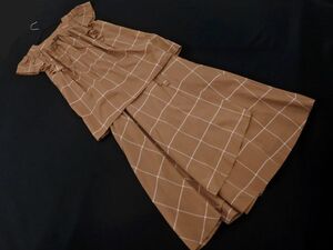 ef-de ef-de window pen blouse skirt setup size9/ beige #* * eea1 lady's 