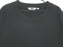 Uniqlo U ユニクロ ユー ルメール 胸ポケット カットソー sizeL/黒 ■◆ ☆ eea1 レディース_画像2