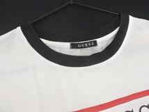 GUESS ゲス ロゴ プリント Tシャツ sizeL/オフホワイト ■◆ ☆ eea1 メンズ_画像3