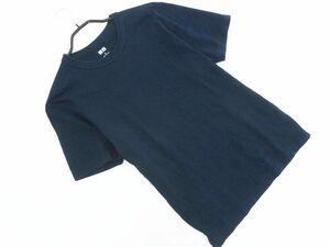 ネコポスOK ユニクロ ユー ルメール Tシャツ sizeS/紺 ■◆ ☆ eea2 メンズ