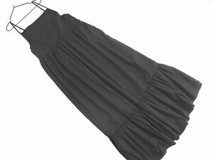 Heather Heather long camisole One-piece sizeF/ black #* * eea2 lady's 