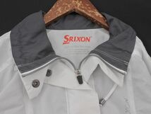 SRIXON スリクソン ゴルフウェア ウインドブレーカー ジャケット sizeL/白ｘグレー ■◇ ☆ eea2 レディース_画像3
