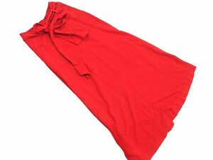 AZUL BY MOUSSY azur bai Moussy LAP manner long skirt sizeS/ red #* * eea2 lady's 