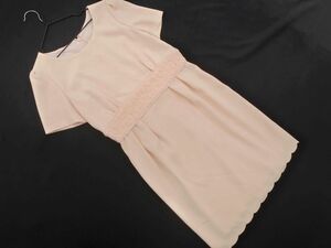 Laisse Passe Messe Passe Tasse Lace Scallap One Piece Size38/Pink ■ ☆ EEA2 LADIES