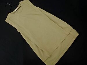 KBFke- Be ef Urban Research tunic no sleeve cut and sewn sizeone/ olive #* * eea2 lady's 