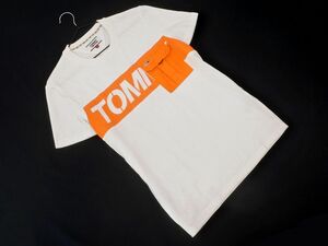 tommy jeans トミージーンズ カットソー sizeS/白 ■◆ ☆ eea8 メンズ