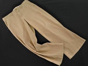 POLO RALPH LAUREN Polo Ralph Lauren BOY CROP chino pants size2/ beige ## * eea8 lady's 