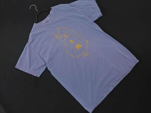 COMFORT COLORS コンフォートカラーズ プリント Tシャツ sizeM/青 ■◆ ☆ eea8 メンズ