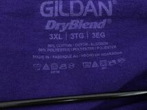 ネコポスOK GILDAN ギルダン 大きいサイズ プリント Tシャツ size3XL/紫 ■◆ ☆ eeb0 メンズ_画像4