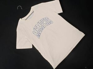 ネコポスOK GLOBAL WORK グローバルワーク プリント Tシャツ sizeM/白 ■◆ ☆ eea9 レディース