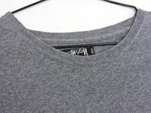 STUSSY ステューシー ワンポイント Tシャツ sizeL/グレー ■◆ ☆ eeb0 メンズ_画像4