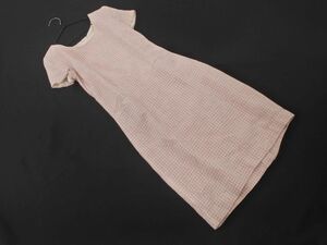 agnes b Agnes B linen. тысяч птица рисунок One-piece size36/ розовый #* * eeb0 женский 