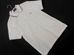 FRED PERRY Fred Perry kanoko polo-shirt sizeL/ white #* * eeb0 men's 