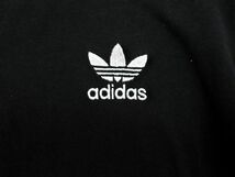 ネコポスOK adidas アディダス ロゴ カットソー sizeS/白ｘ黒 ■◆ ☆ eea9 レディース_画像4