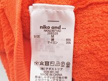 ネコポスOK niko and ニコ アンド ポロシャツ sizeM/オレンジ ■◆ ☆ eeb3 レディース_画像5