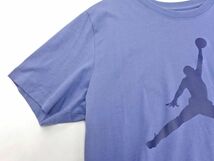 ネコポスOK NIKE ナイキ Jordan ジョーダン ロゴ プリント Tシャツ sizeXL/青 ■◆ ☆ eeb3 メンズ_画像2