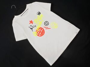 NIKE ナイキ AIR JORDAN エアジョーダン プリント 半袖 Tシャツ sizeL/白 ■◆ ☆ eeb3 レディース