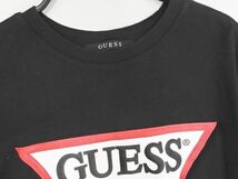 GUESS ゲス ロゴ プリント Tシャツ sizeS/黒 ■◆ ☆ eeb3 メンズ_画像4