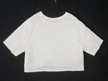 SENSE OF PLACE センスオブプレイス アーバンリサーチ ショート丈 半袖 Tシャツ sizeONE/白 ■◆ ☆ eeb4 レディース_画像5