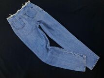 TODAYFUL トゥデイフル USED加工 テーパード デニムパンツ size26/青 ■■ ☆ eeb4 レディース_画像4