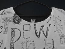 ネコポスOK Design Tshirts Store graniph デザインTシャツストアグラニフ 切替 カットソー sizeF/黒ｘグレー ■◆ ☆ eeb4 レディース_画像2