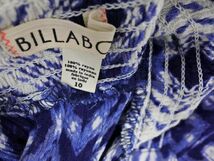 BILLABONG ビラボン 総柄 マキシ スカート size10/白ｘ紺 ■◆ ☆ eeb4 レディース_画像5