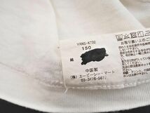 ネコポスOK VANS バンズ ロゴ プリント Tシャツ size150cm/白 ■◆ ☆ eeb5 子供服_画像5