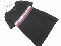 ネコポスOK TOMMY HILFIGER トミーヒルフィガー Tシャツ sizeM/黒 ■◆ ☆ eeb5 レディース_画像1