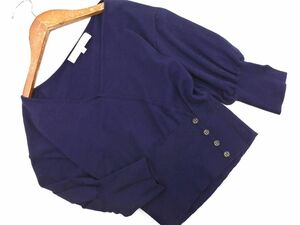 MERCURYDUO Mercury Duo 5 минут рукав укороченные брюки kashu прохладный вязаный свитер sizeF/ темно-синий #* * eeb6 женский 